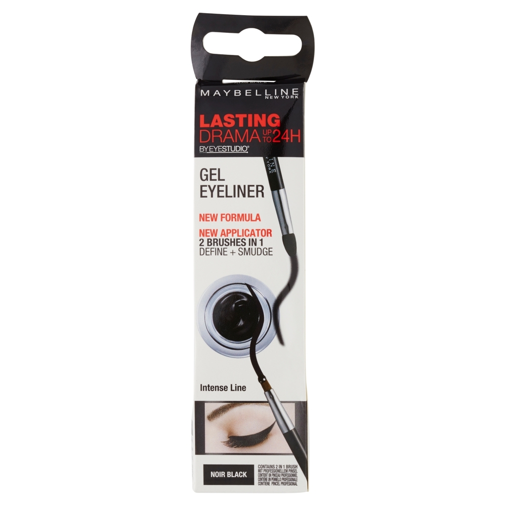 Maybelline New York Lasting Drama Gel Liner - Eyeliner professionale - Black